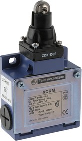 Фото 1/4 XCKM102, OsiSense XC Series Plunger Limit Switch, NO/NC, IP66, DP, Zinc Alloy Housing, 240V ac Max, 10A Max