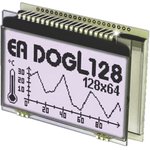 EA DOGL128W-6, LCD Graphic Display Modules & Accessories 128x64 large size - ...