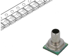 Фото 1/2 MPRLS02.5BG0000SA, Board Mount Pressure Sensors MICROPRESSURE