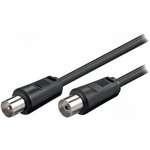 Coaxial Cable, IEC plug (straight) to IEC jack (straight), 75 Ω, 10 m, 11564