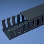 Фото 2/2 G4X4BL6, Wiring Ducts Slotted Rectangular without Cover Screw Polyvinyl Chloride Black