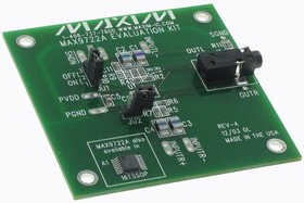 MAX9722AEVKIT, Audio IC Development Tools Eval Kit MAX9722A, MAX9722B (5V, Differential Input, DirectDrive, 130mWStereo Headphone Amplifiers