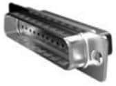 8656O25PLTXLF, D-Sub Standard Connectors 25P SHELL SZ B PIN W/CLINCH NUTS