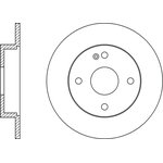 Диск тормозной задний NIBK RN11003