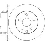 RN1302, Диск тормозной NISSAN Teana (L33R) (14-) задний (1шт.) NIBK