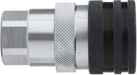 Фото 1/2 C105251239, Steel Female Hydraulic Quick Connect Coupling