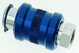 0669 14 21, LF3000 Series Straight Threaded Adaptor, G 1/2 Female to G 1/2 Female, Threaded Connection Style