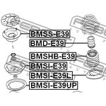 Опора амортизатора BMW 5 E39 1995-2003 [ECE] переднего \ BMSS-E39 FEBEST