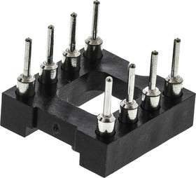 POS-308-S001-95, 2.54mm Pitch Vertical 8 Way, Through Hole Turned Pin Open Frame IC Dip Socket