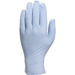 V1400B10007, Blue Powder-Free Nitrile Disposable Gloves, Size 7.5, Medium ...