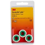 SDR 6-89206, Adhesive Cable Markers, Pre-printed "6"