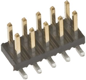 Фото 1/2 57202-G52-06LF, Amphenol ICC Minitek Series Straight Surface Mount Pin Header, 6 Contact(s), 2.0mm Pitch, 2 Row(s), Unshrouded