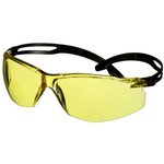 7100243980, SecureFit 500 Anti-Mist UV Safety Glasses, Amber PC Lens