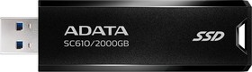 Фото 1/8 Накопитель SSD A-Data USB 3.1 2TB SC610-2000G-CBK/RD SC610 1.8" черный