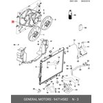 94714582, Кожух вентилятора