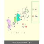 473H1007060AB, Ролик ГРМ (нов. образца) (ОРИГ) [ORG]