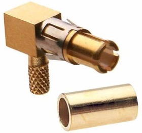 Фото 1/2 M80-319, Power to the Board MALE COAX CRIMP 90 DEGREE 2.7MM