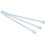 113-01819 T18MR-PA66-NA, Cable Tie, Releasable, 110mm x 2.5 mm, Natural Nylon, Pk-100