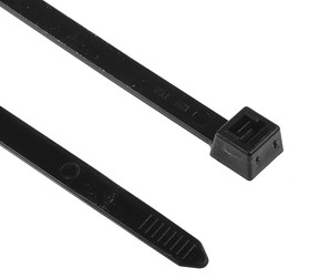 Фото 1/2 111-15660 T150M-PA66W-BK, Cable Tie, 530mm x 8.9 mm, Black Polyamide 6.6 (PA66), Pk-25