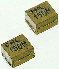 B82422A1683K100, SIMID, 1210 (3225M) Wire-wound SMD Inductor with a Ferrite Core, 68 μH ±10% Ferrite Core 80mA Idc Q:27