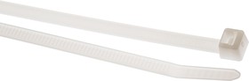 111-05819 T50S-PA66-NA, Cable Tie, 150mm x 4.6 mm, Natural Polyamide 6.6 (PA66), Pk-100