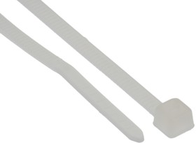 Фото 1/4 111-02119 T18L-PA66-NA, Cable Tie, 205mm x 2.5 mm, Natural Polyamide 6.6 (PA66), Pk-100