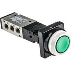 VZM550-01-33, Push Button 5/2 Pneumatic Manual Control Valve VZM500 Series ...
