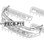 FECB-P11, Заглушка буксировочного крюка переднего бампера