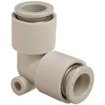 KQ2L16-00A, Elbow Tube-toTube Adaptor, Push In 16 mm to Push In 16 mm ...