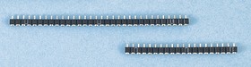 SIB-132-S083-95, SIB Series Straight Through Hole Mount PCB Socket, 32-Contact, 1-Row, 2.54mm Pitch, Solder Termination