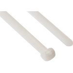 0 320 47, Cable Tie, 180mm x 7.6 mm, Natural Nylon, Pk-100