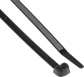 Фото 1/6 0 320 22, Cable Tie, 180mm x 4.6 mm, Black Nylon, Pk-100