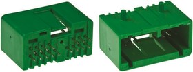 IL-AG5-18P-D3T2, IL-AG5 Series Straight Through Hole PCB Header, 18 Contact(s), 2.5mm Pitch, 2 Row(s), Shrouded