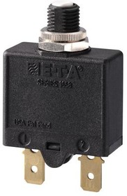 1658-G21-02-P10-25A, Thermal Circuit Breaker, 1-Pole, Panel Mount, 25A, IP00/IP40