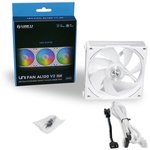 Вентилятор Lian-Li Uni Fan ALV2 120 Single 120x120x28mm белый 4-pin 28.7dB Ret ...