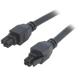 245132-0405, 4 Way Female Micro-Fit 3.0 to 4 Way Female Micro-Fit 3.0 Wire to Board Cable, 500mm