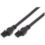 245132-0220, 2 Way Female Micro-Fit 3.0 to 2 Way Female Micro-Fit 3.0 Wire to Board Cable, 2m