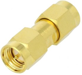 Фото 1/6 132168, SMA ST PLUG PLUG ADAPTER GOLD