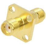 132340, Conn SMA Adapter 0Hz to 18GHz 50Ohm ST Flange Mount F/F Gold