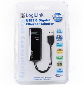 Фото 1/2 UA0184A, Адаптер USB / Fast Ethernet, USB 3.0, гнездо RJ45,вилка USB A