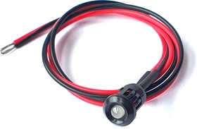 TA300043, TA30XXXX Series Green, Red Panel Mount Indicator, 2.1/3.0V dc, 6mm Mounting Hole Size, Lead