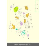 J696GN3501080, Колодки тормозные CHERY Tiggo 7 передние (4шт.) OE