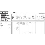 11-01817-050, Поршень ДВС без колец Opel 1.6i 16V X16XE/L =79 1.2x1.5x2.5 +0.50 95