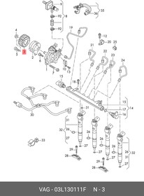 03L130111F, Шкив зубчатого ремня [ORG]