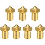 B-E3D-1.75-0.2, Brass nozzle for 3D printer, thread M6, 0.2 mm ...