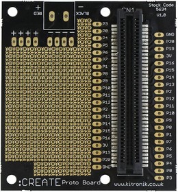 5634, Development Board, : CREATE Prototype Board For micro: bit, Soldered, Through Hole/SMT Components