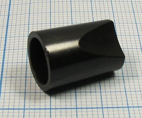 Ручка, внутренний диаметр d6,0, 18 зубцов, размер 12x16,8, пластик, черный, CP-MA12-6-T18