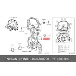 Кольцо уплотнительное NISSAN 15066-8H700