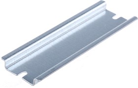 CHM-3 DIN-35 RAIL, Steel Unperforated DIN Rail, Top Hat Compatible, 110mm x 35mm x 8mm