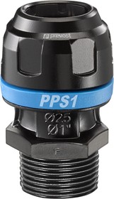 PPS1 MM3234, 16bar R 1 Thread Fitting, 32mm outside diameter